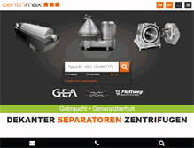 Tablet Screenshot of centrimax.de
