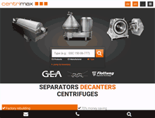 Tablet Screenshot of centrimax.com